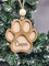 Dog Paw Ornaments Wooden ornament Personalized gift pet ornament Christmas ornament gift for pet parent Christmas gift Pet gift product 1